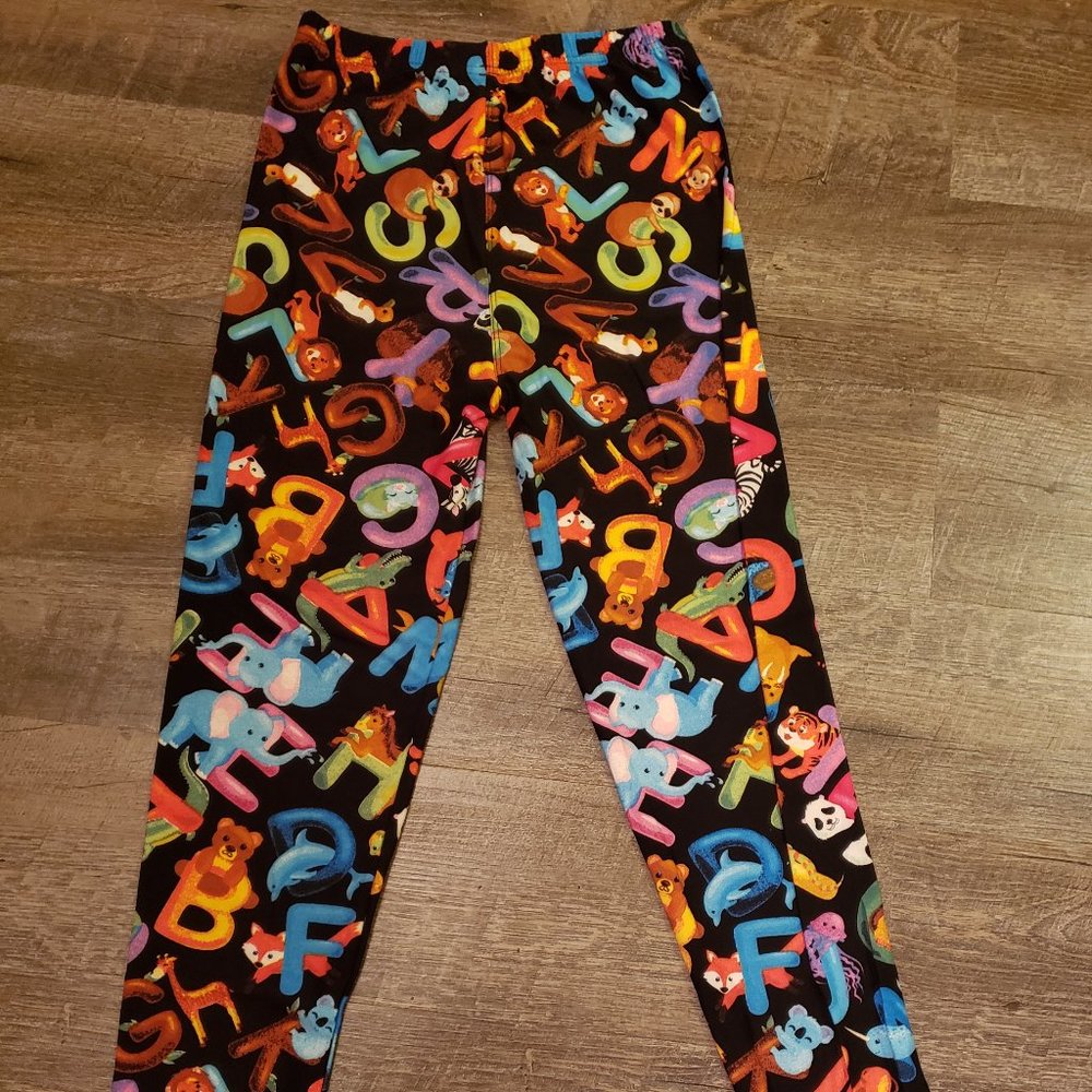 Alphabet Soup Luxuriously Soft Leggings for Women